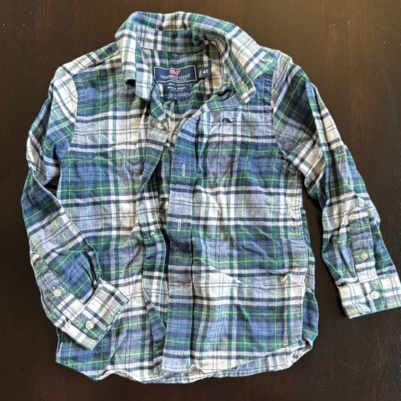 Vineyard Vines Other - Vineyard Vines Blue and Green Casual Button Down Shirt